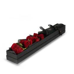 Fresh Roses in a Rectangular Box