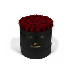 Preserved Roses in a Round Box Large